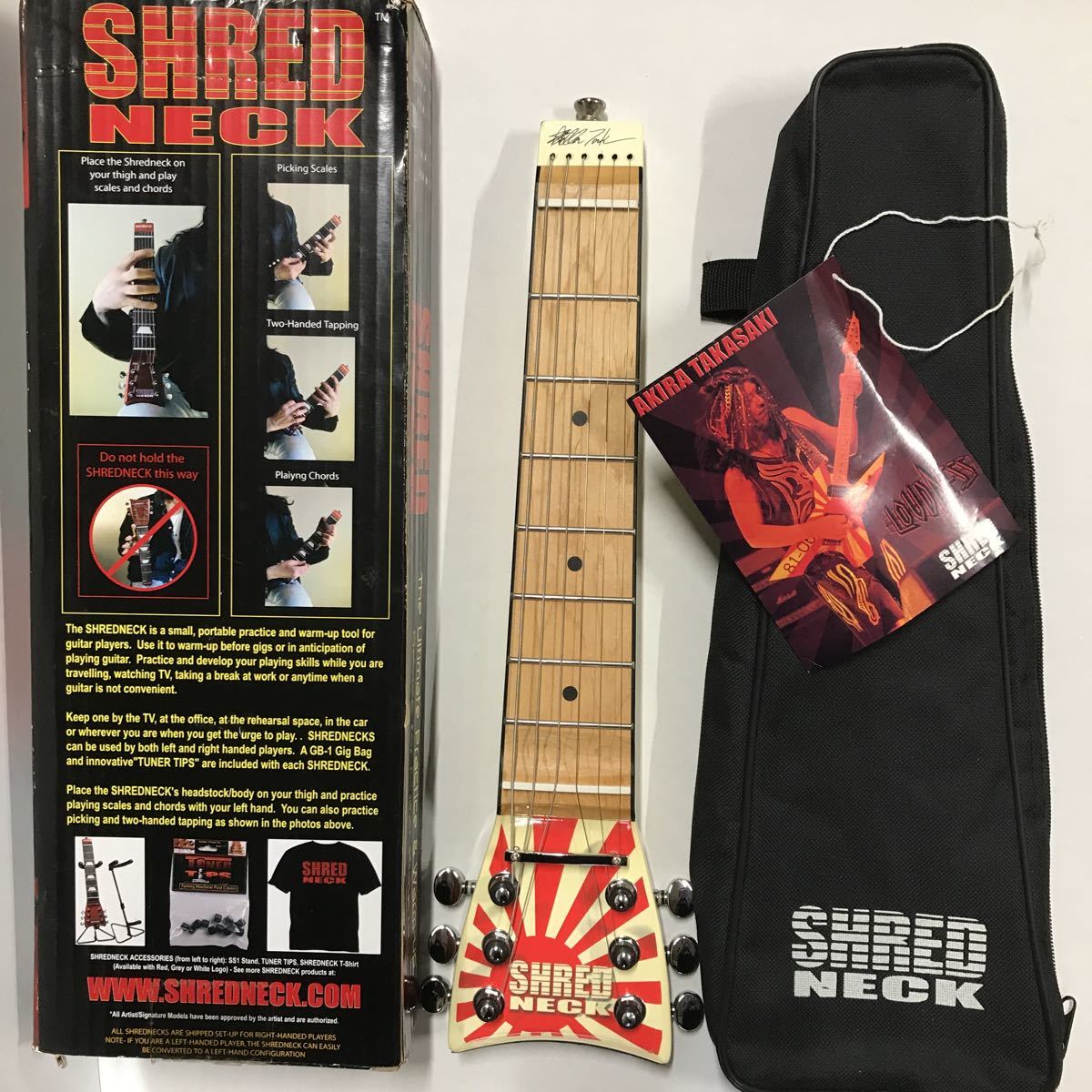 Shred Neck シュレッドネック 高崎晃モデル ギター練習ツール ギター 練習用 ネック ポケットギターコード練習ツール 回転式コード
