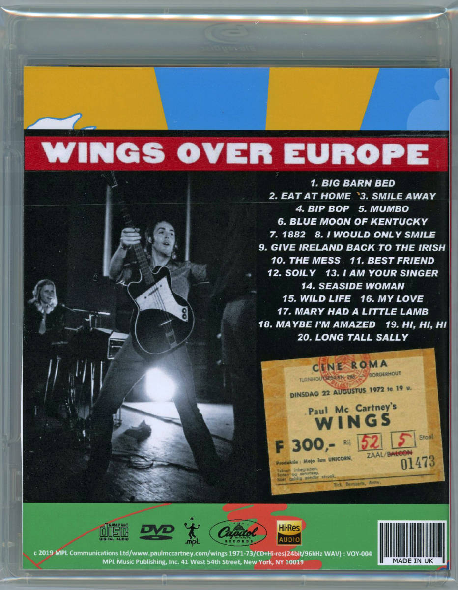 新品】Paul McCartney and Wings 1971-1973「WINGS OVER EUROPE」CD+