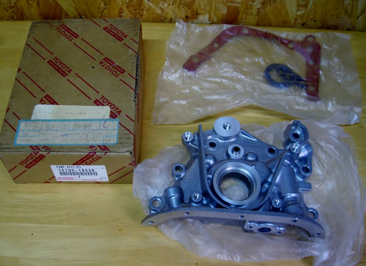 4AG AE101 トヨタ純正 オイルポンプ 15100-19036の落札情報詳細 