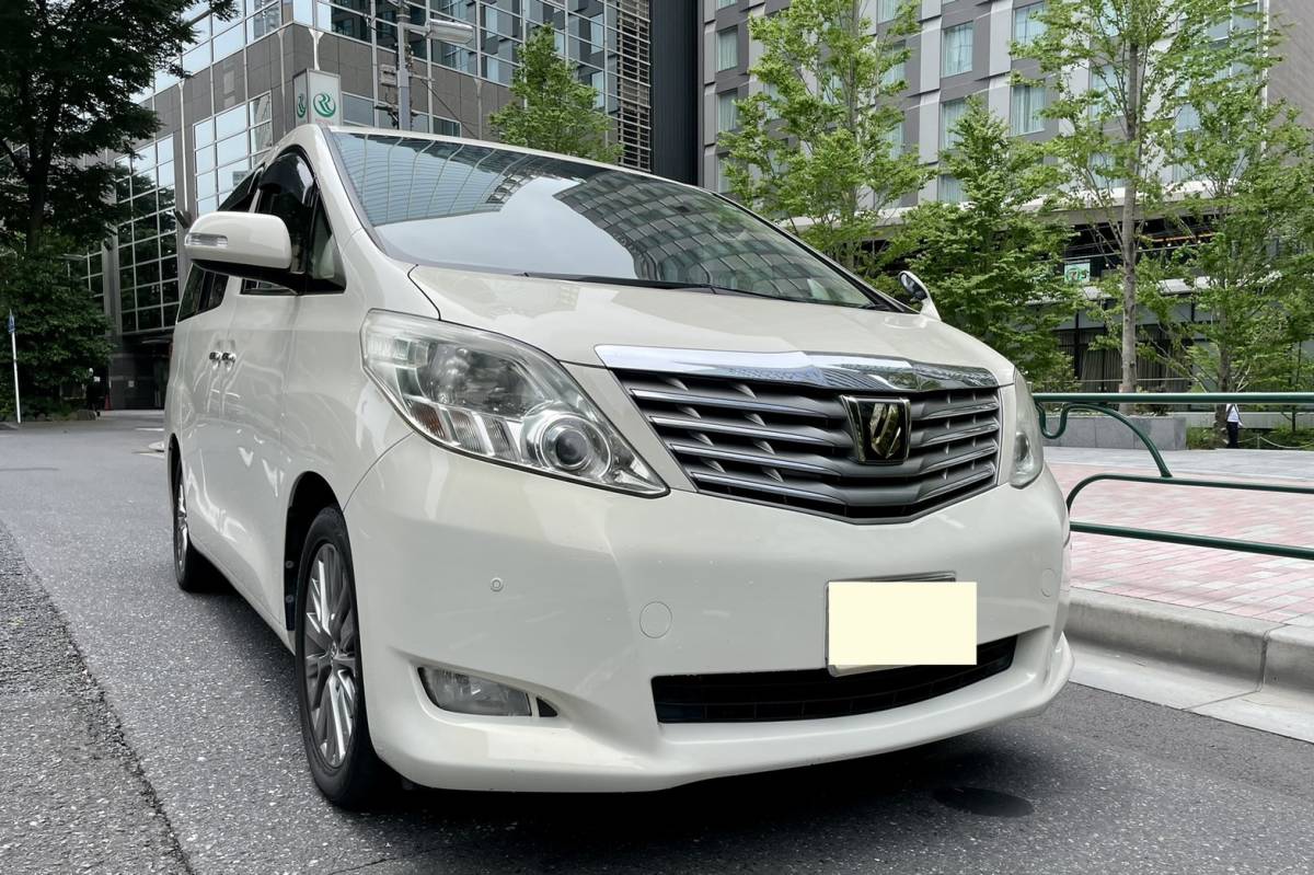 ◇1円～【車検あり】アルファード 240X ANH20W 1オーナー 8人乗り 後席 