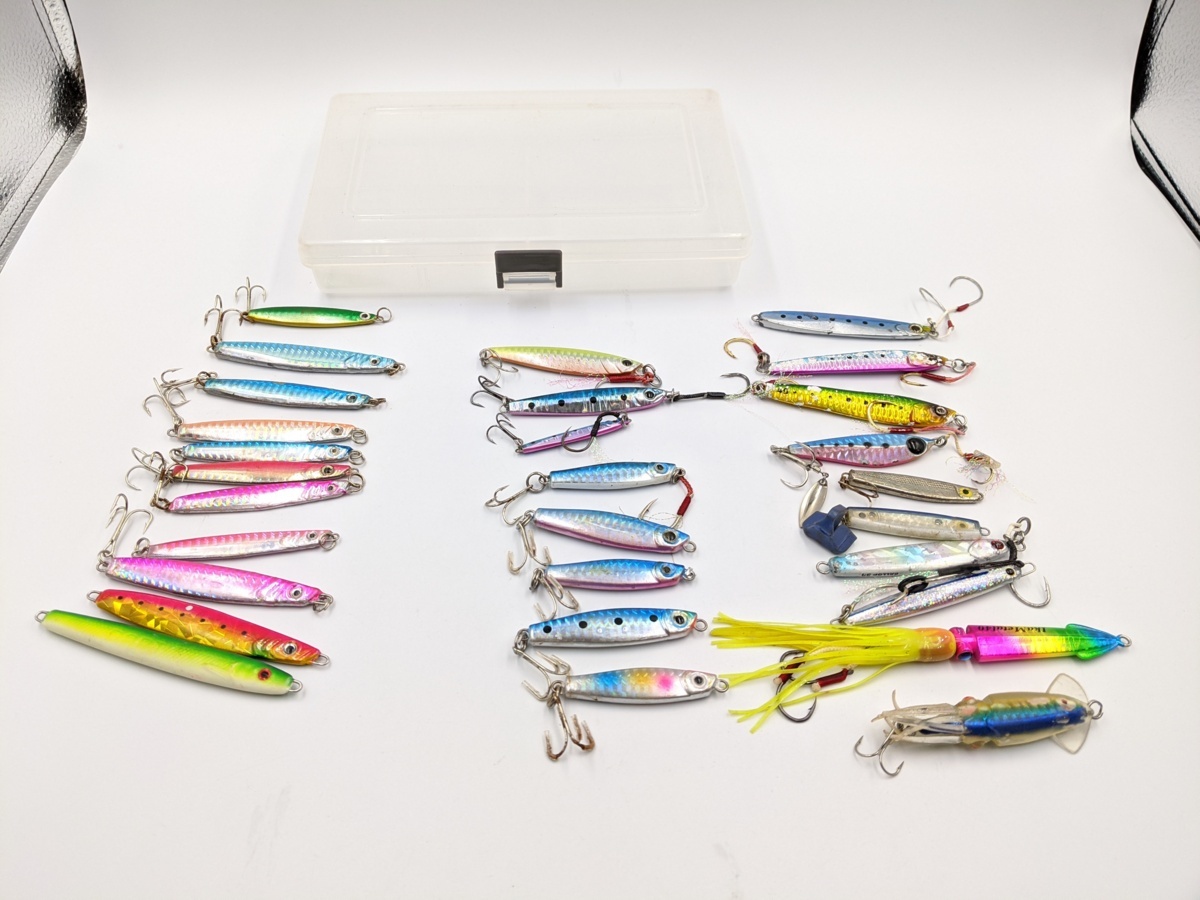 メタルジグまとめ 29個セット 11g 40g ジグ ダイワ ファントム ジグパラ ジャクソン ギャロップ シマノ コルトスナイパー Lsj の落札情報詳細 ヤフオク落札価格情報 オークフリー スマートフォン版