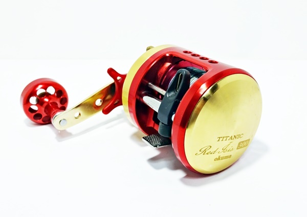 オクマ タイタニック 300 レッドアイシス 両軸リール 船釣り ジギング タチウオ マダイ 青物 イナダ サワラ カンパチ ブリ メジロ の落札情報詳細 ヤフオク落札価格情報 オークフリー スマートフォン版
