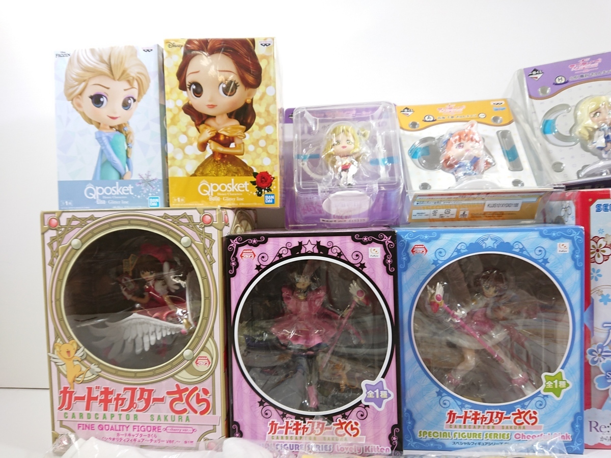 新品 6 フィギュア グッズ ベル エルサ Qposket レム カードキャプターさくら Fate ラブライブ クッション Tシャツ タオル 他 まとめ 未使用品 の落札情報詳細 ヤフオク落札価格情報 オークフリー スマートフォン版