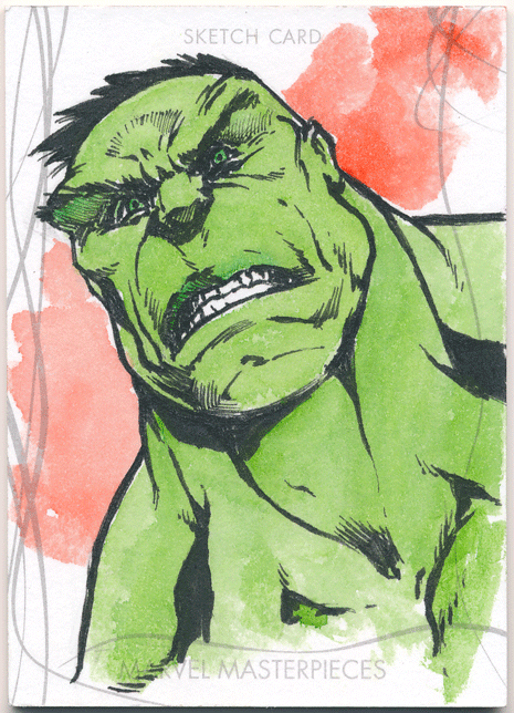 2020 Upper Deck Marvel Avengers Masterpieces Sketch Card 