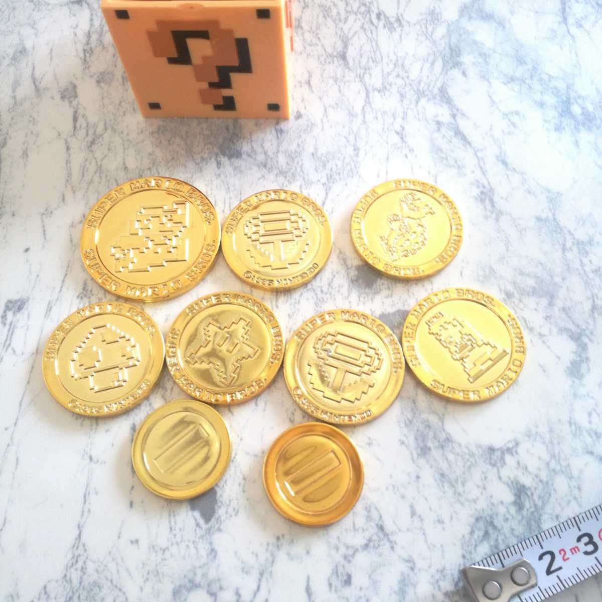 やや傷や汚れあり】即決 中古 スーパーマリオ プラスチック製 コイン ブロック型ミニケース メダル スーパーマリオブラザーズの落札情報詳細 -  Yahoo!オークション落札価格検索 オークフリー