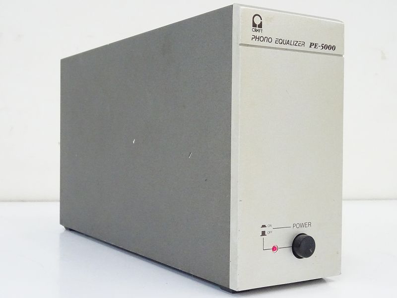 CRAFT フォノイコライザー　PE-5000 CRAFT フォノイコライザー PE-5000 オーディオ機器