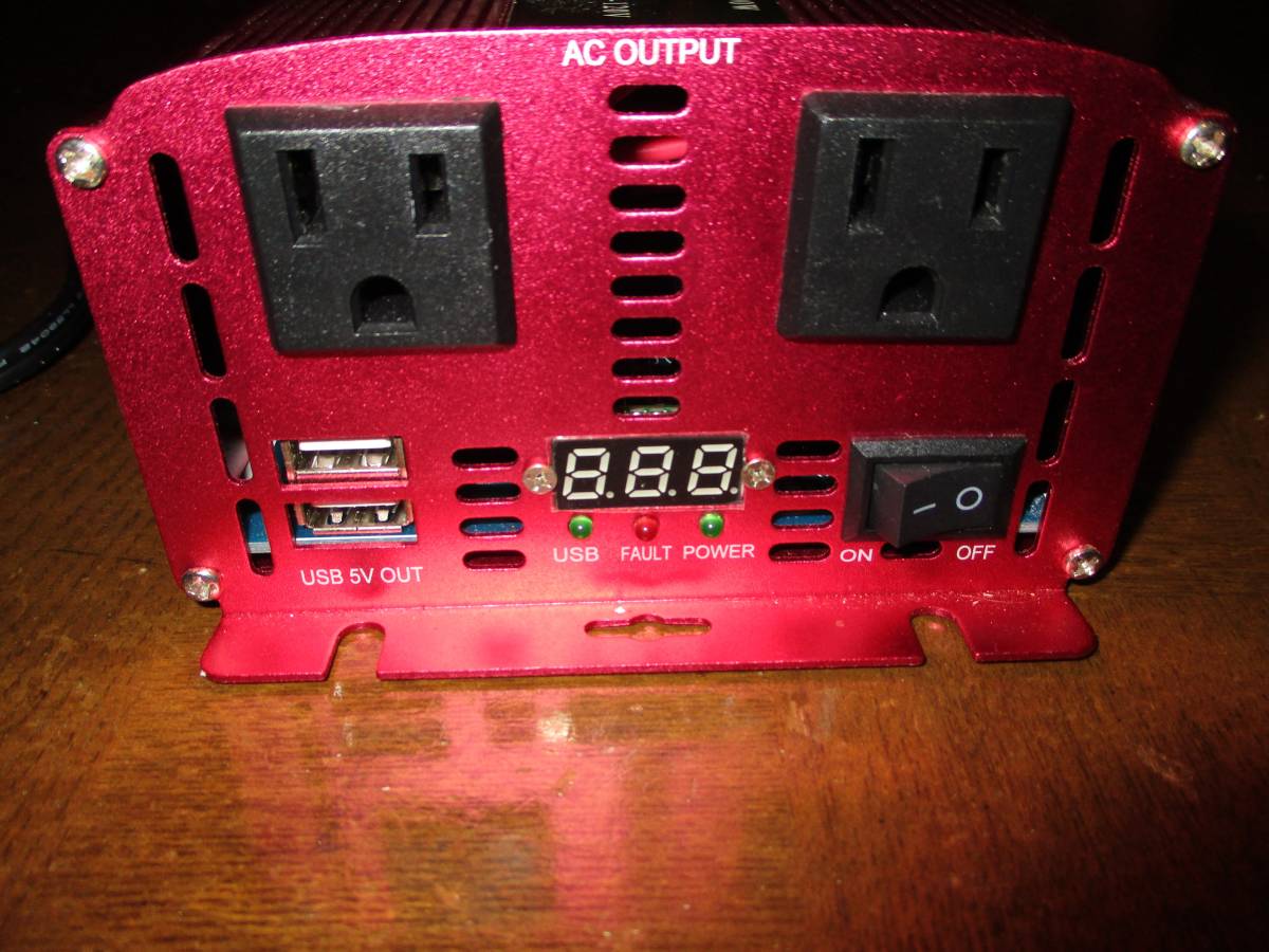 Lvyuan 修正波 インバーター 12v 100v 出力 1500w 最大 3000w サブバッテリー キャンピングカー 車中泊 リモートワーク の落札情報詳細 ヤフオク落札価格情報 オークフリー スマートフォン版