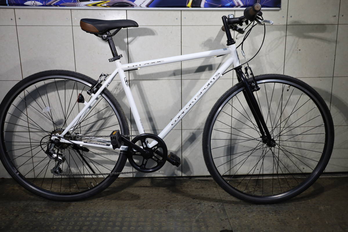 自転車本体 Southern Port ComfortBike CRT-700 SOUTHERN PORT[サザンポート]CRT700c クロスバイク 6speed/ブラック