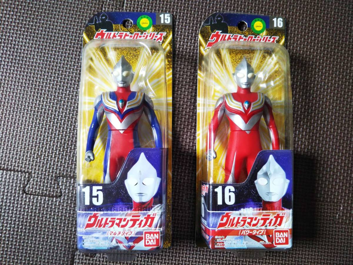未使用】【レア】ウルトラマンティガ マルチタイプ パワータイプ