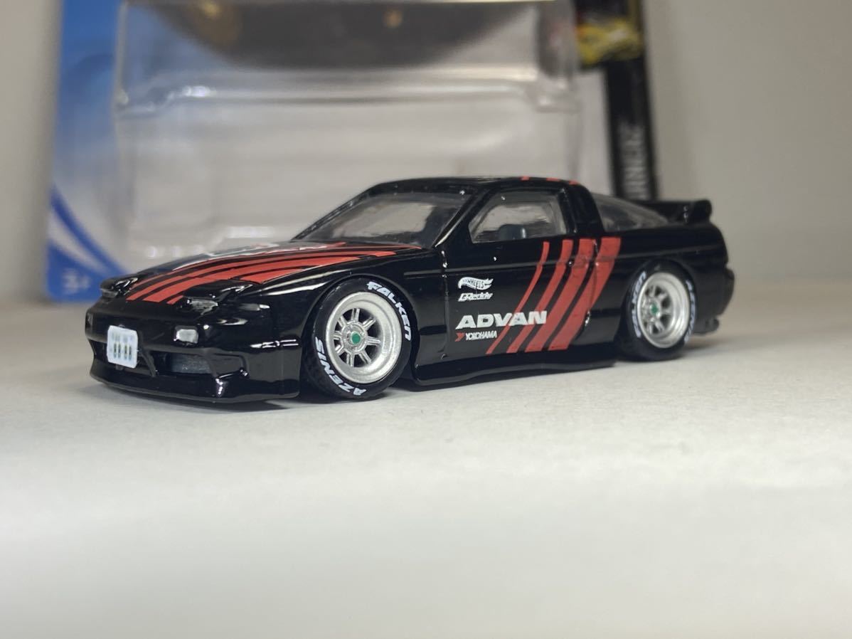 ホットウィールカスタム 日産 180sx フルエアロ ドリ車深リムトミカ