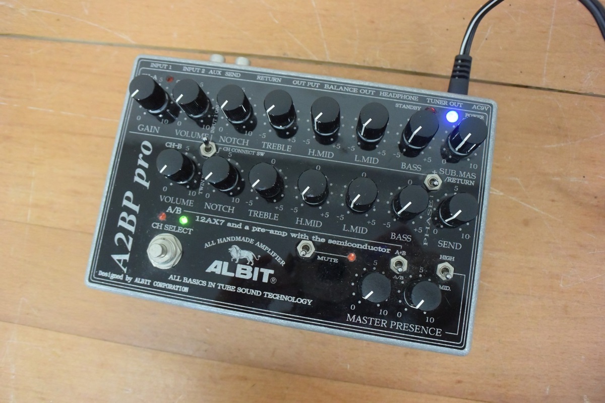 ALBIT A2BP pro 真空管ベースプリアンプ