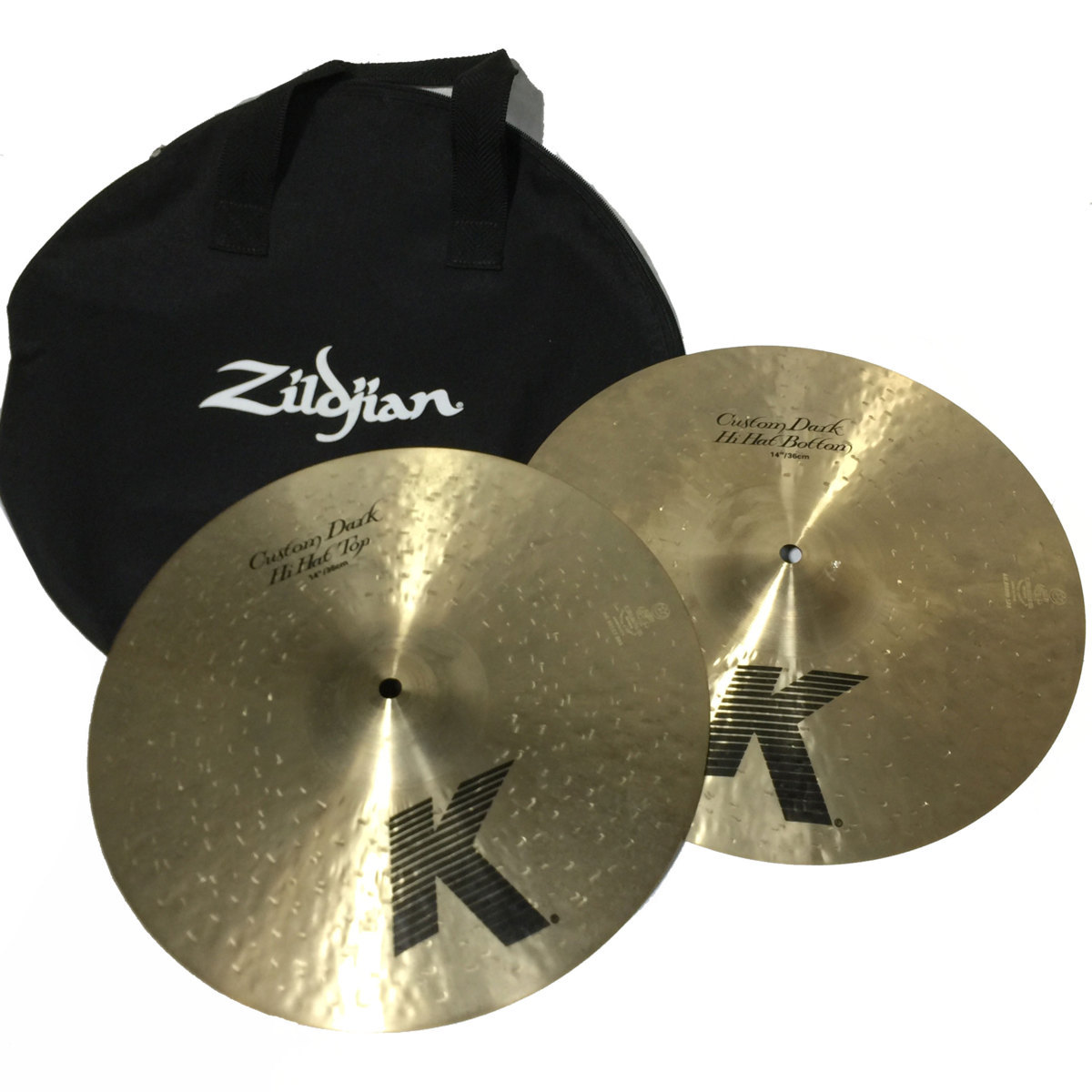【やや傷や汚れあり】K Zildjian Custom Dark Hi Hat (MADE IN USA) 14/36cm 14インチ ハイ