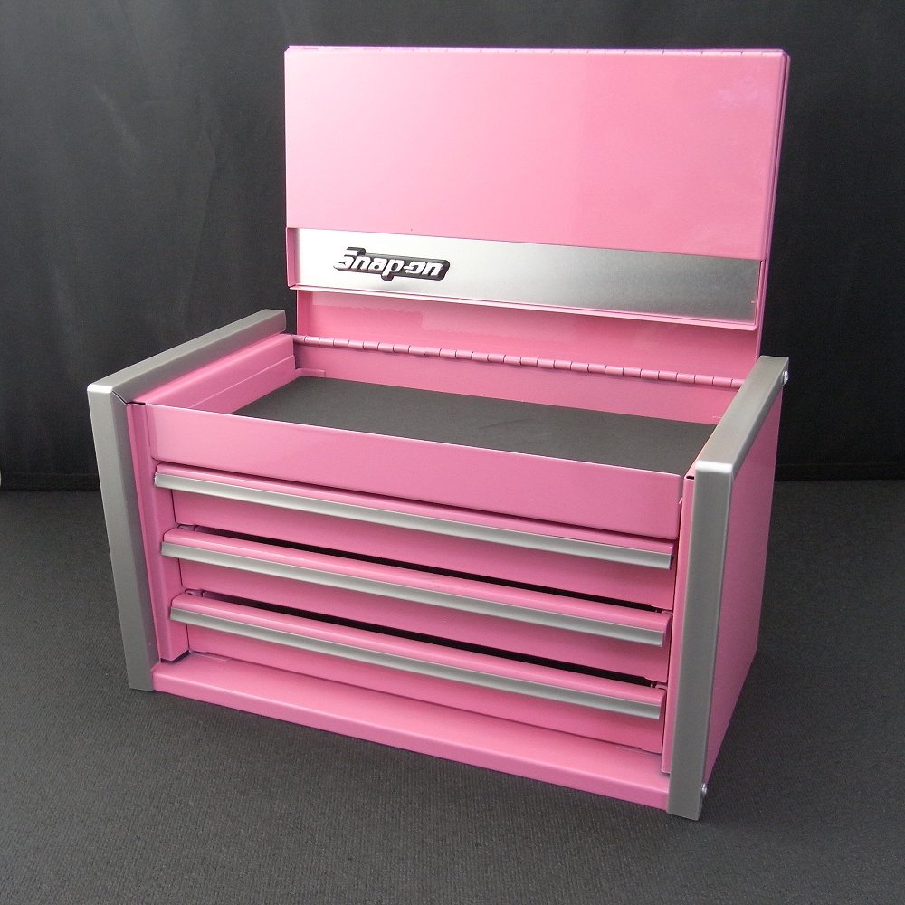 【未使用】★SNAPON★ スナップオン ミニチュアトップチェスト ミニ工具箱 マイクロツールボックス ★ピンク・傷アリ★の落札情報詳細