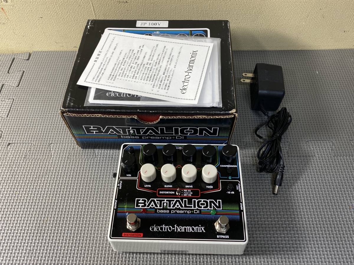 Electro Harmonix Battalion - Preamp Pedaal Electro Harmonix Battalion - Preamp Pedaal