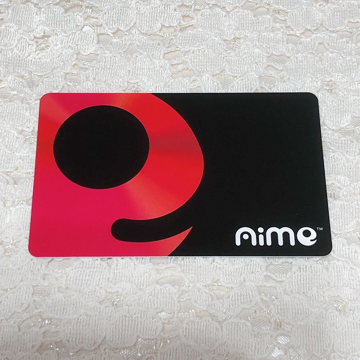 未使用】Aime カード アイミーカード 赤黒 初代デザイン 旧デザイン