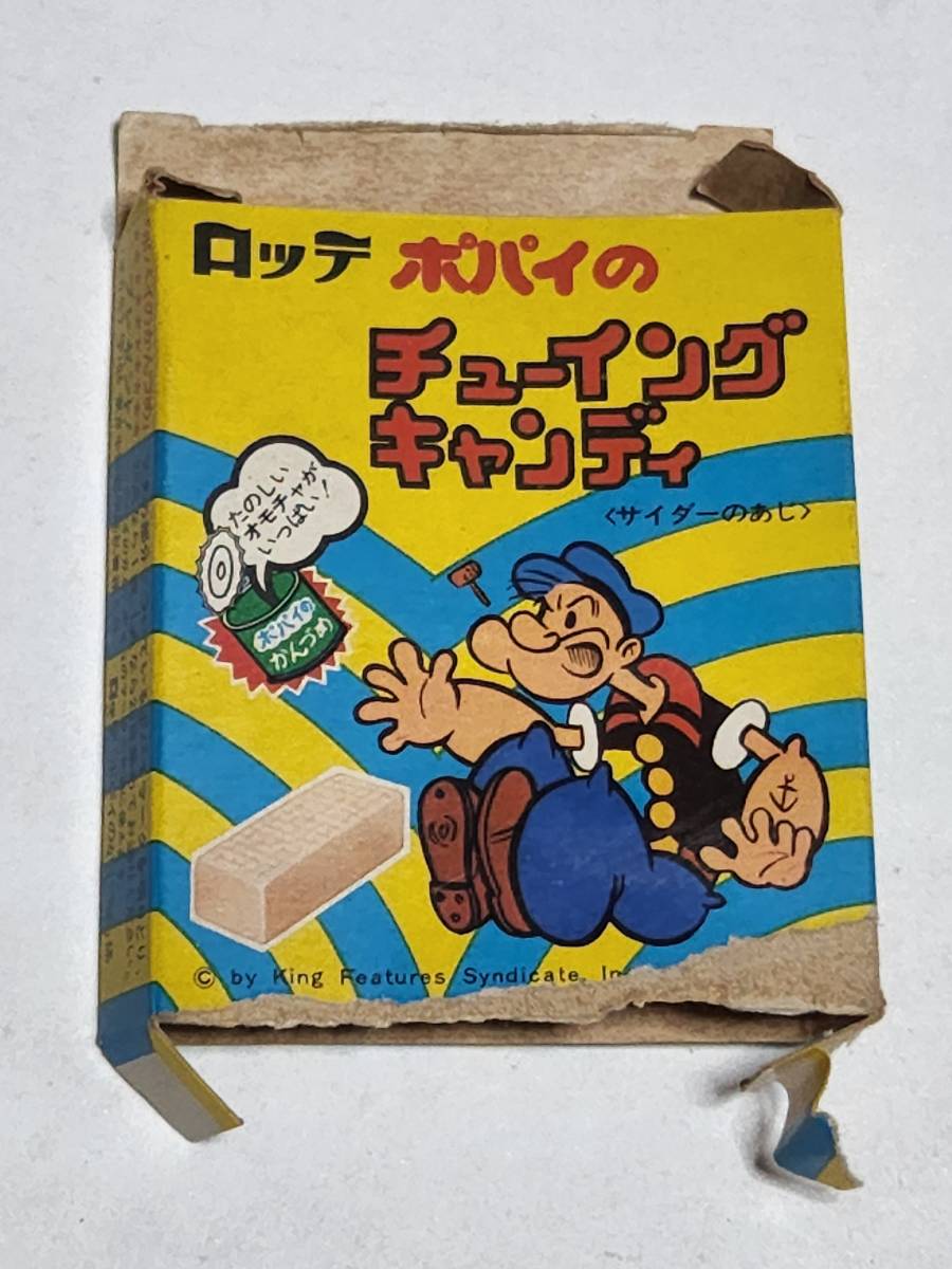 傷や汚れあり】24 昭和レトロ ロッテ ポパイのチューイング