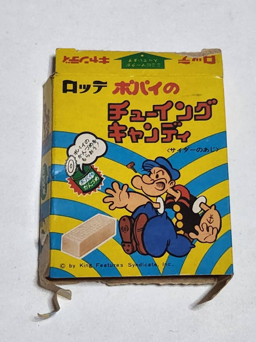 傷や汚れあり】24 昭和レトロ ロッテ ポパイのチューイング