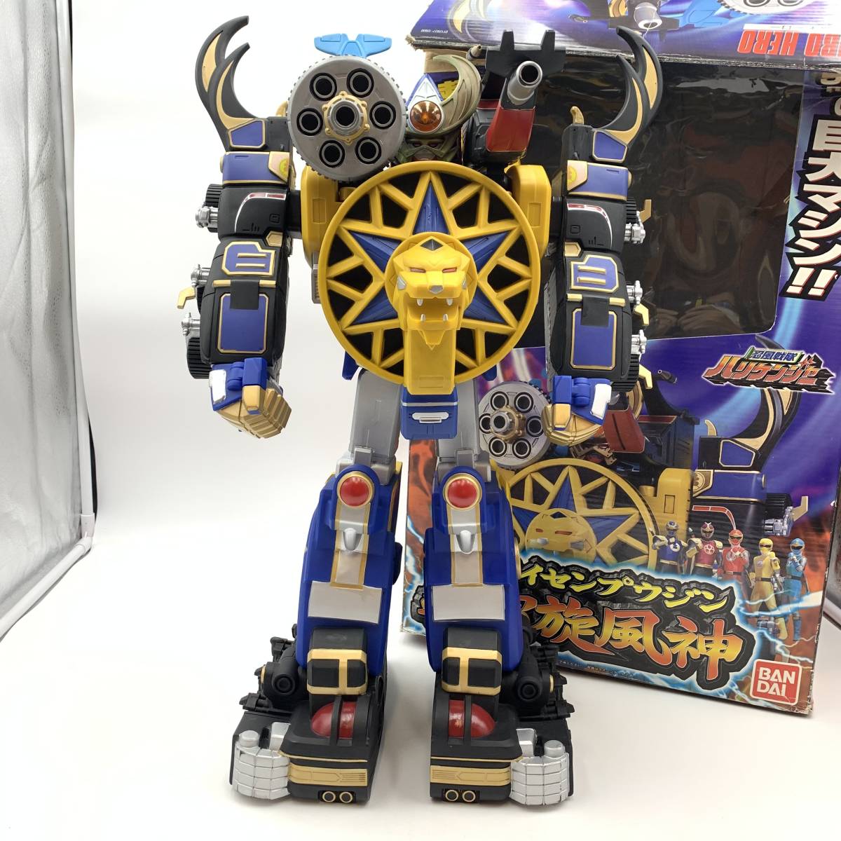 全体的に状態が悪い】玩L73 フィギュア ☆ジャンボヒーロー 轟雷旋風神
