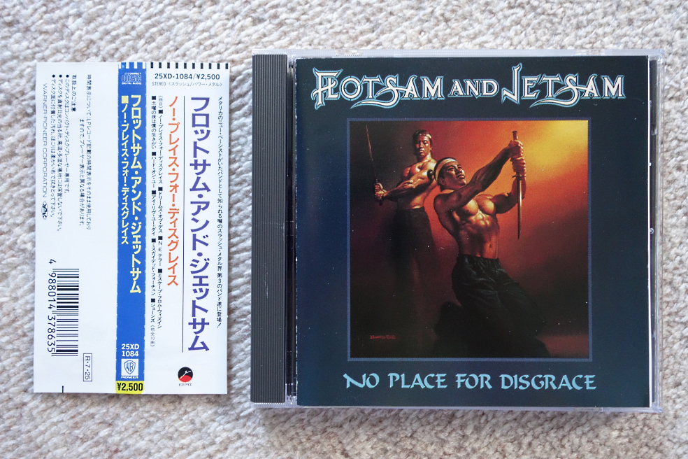 【やや傷や汚れあり】Flotsam and Jetsam / No Place For Disgrace 国内盤 帯付き フロットサム・アンド