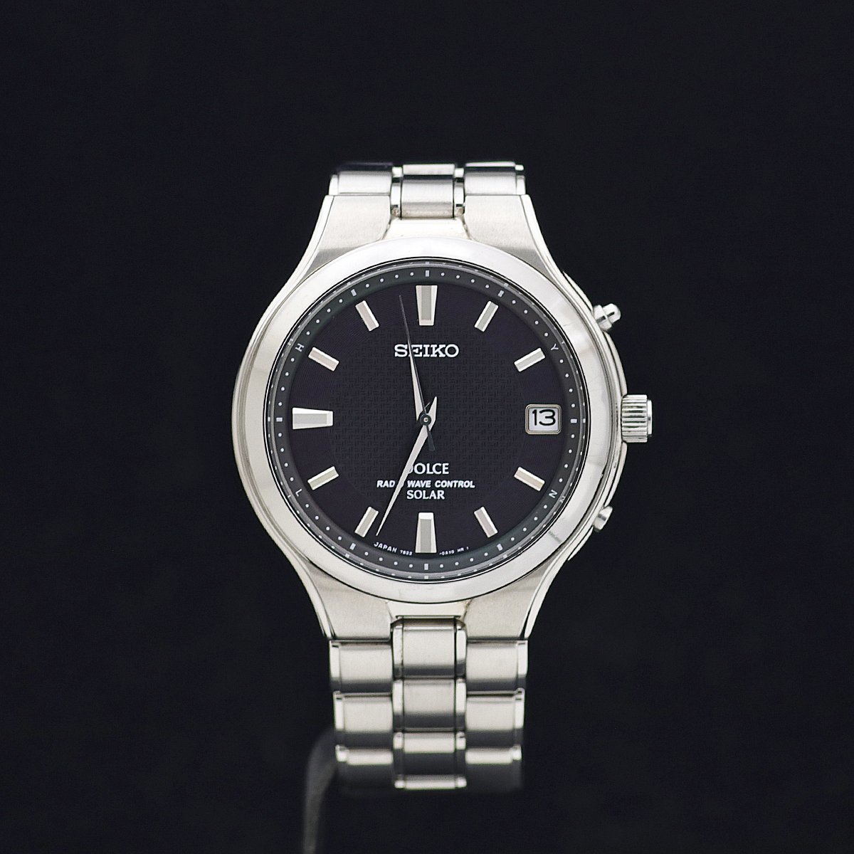 電波ソーラー、美品】SEIKO セイコー ドルチェ 7B22-0AK0 目立っ 電波ソーラー、美品】SEIKO セイコー ドルチェ 7B22-0AK0 目立っ