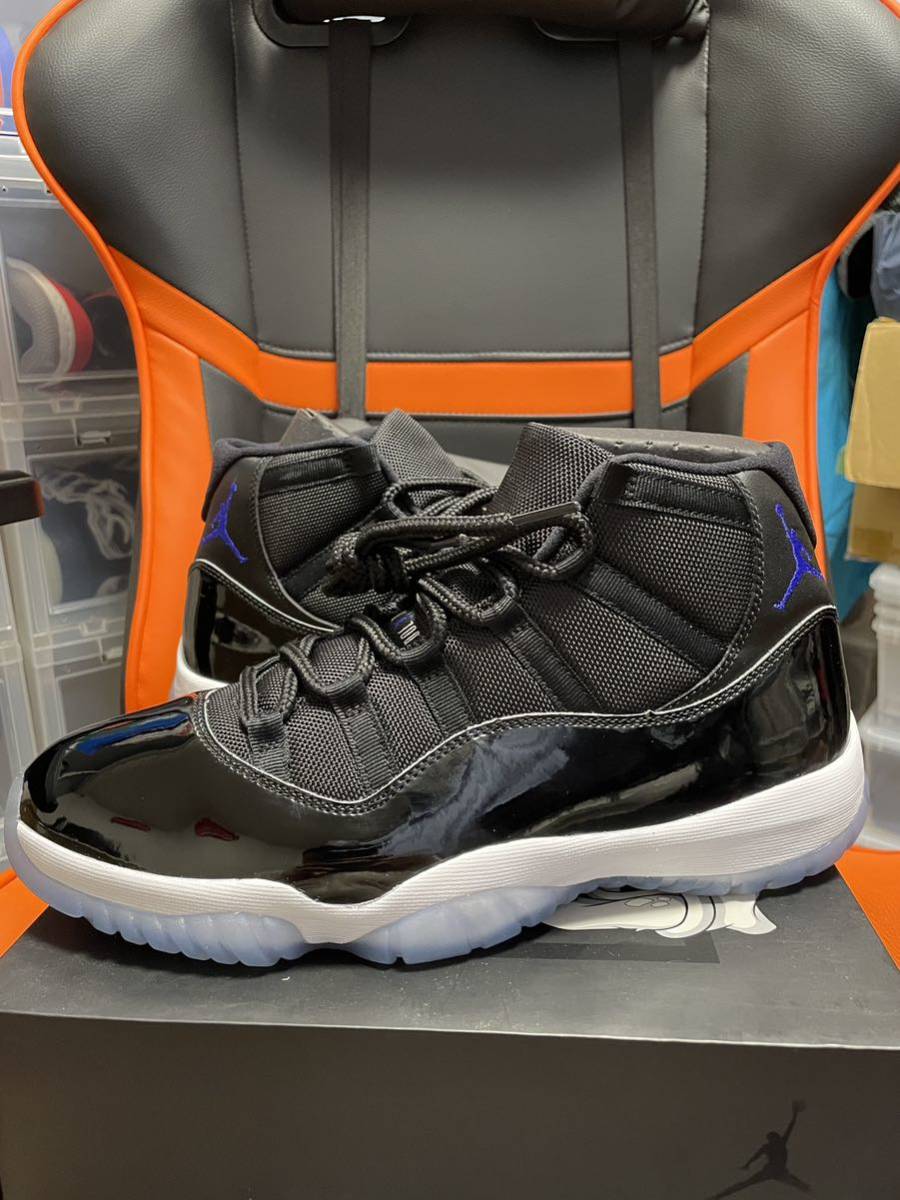 【未使用に近い】極美品 NIKE AIR JORDAN11 RETRO SPACE JAM US 11/29cm 箱付き エアジョーダン11