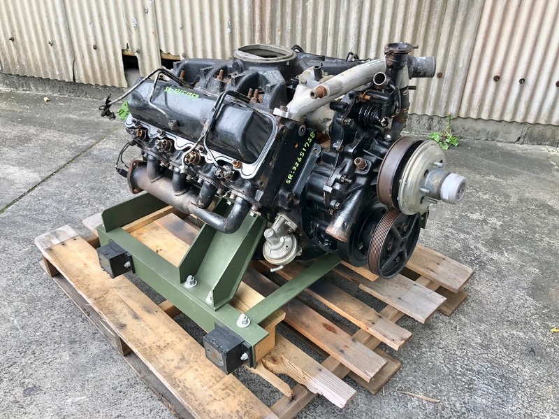 【傷や汚れあり】【米軍放出品】HMMWV/ハンヴィー ハマー用 ディーゼルエンジン 6.5リッター MTP DRIVETRAIN ☆BJ5CM