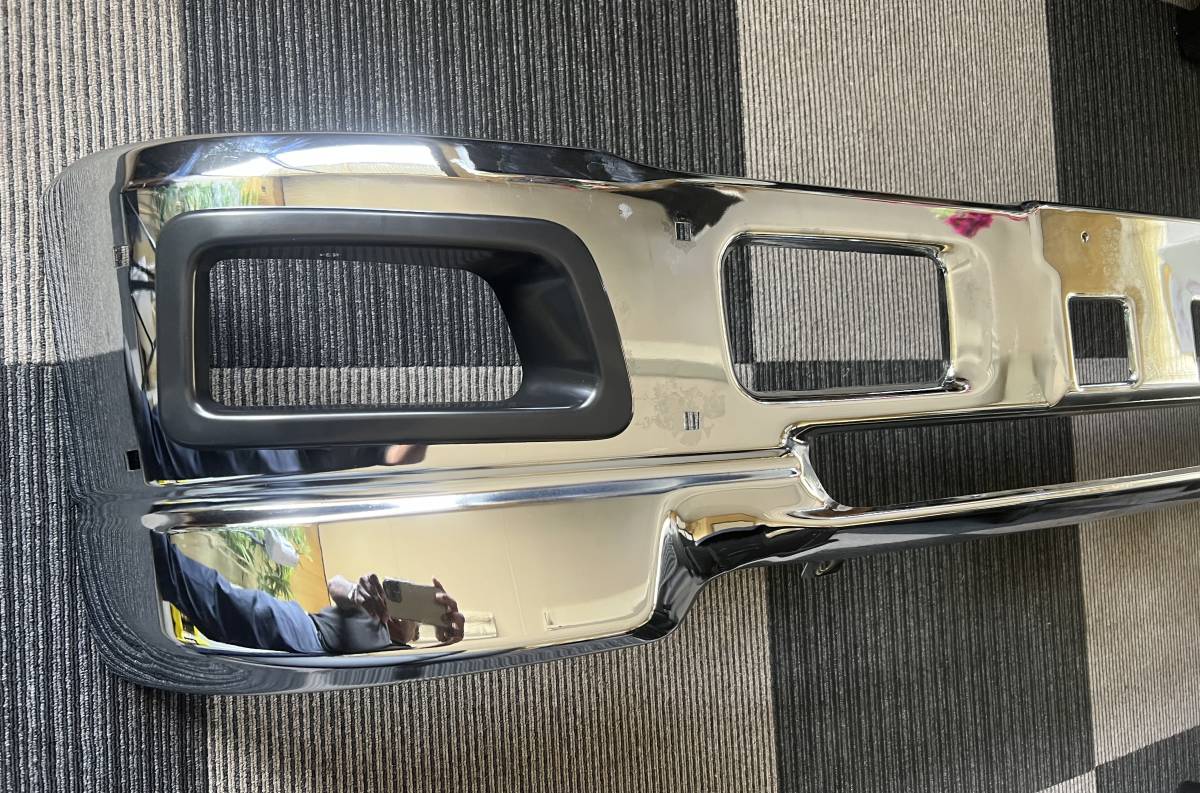 てなグッズや メッキ Nkr 標準 いすゞ フロントバンパー 取り付け無料 エアロ フォグカバー付 エアダム一体型 外装 Www Camarapinheiral Rj Gov Br