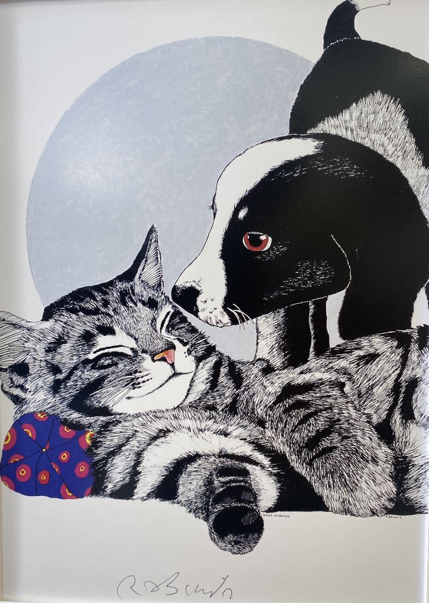 真作】ラビンドラ・ダンクス Rabindra Danks ◇猫 限定100枚『3cool