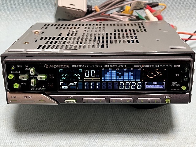 カロッツェリア KEH-M35 DEQ-636 昭和 レトロデッキ 当時物 旧車に