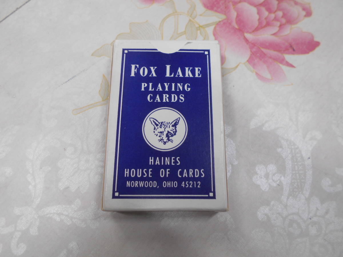 【傷や汚れあり】F 4/トランプ / FOX LAKE PLAYING CARDS フォックスレイク / 手品マジック奇術 の落札情報詳細