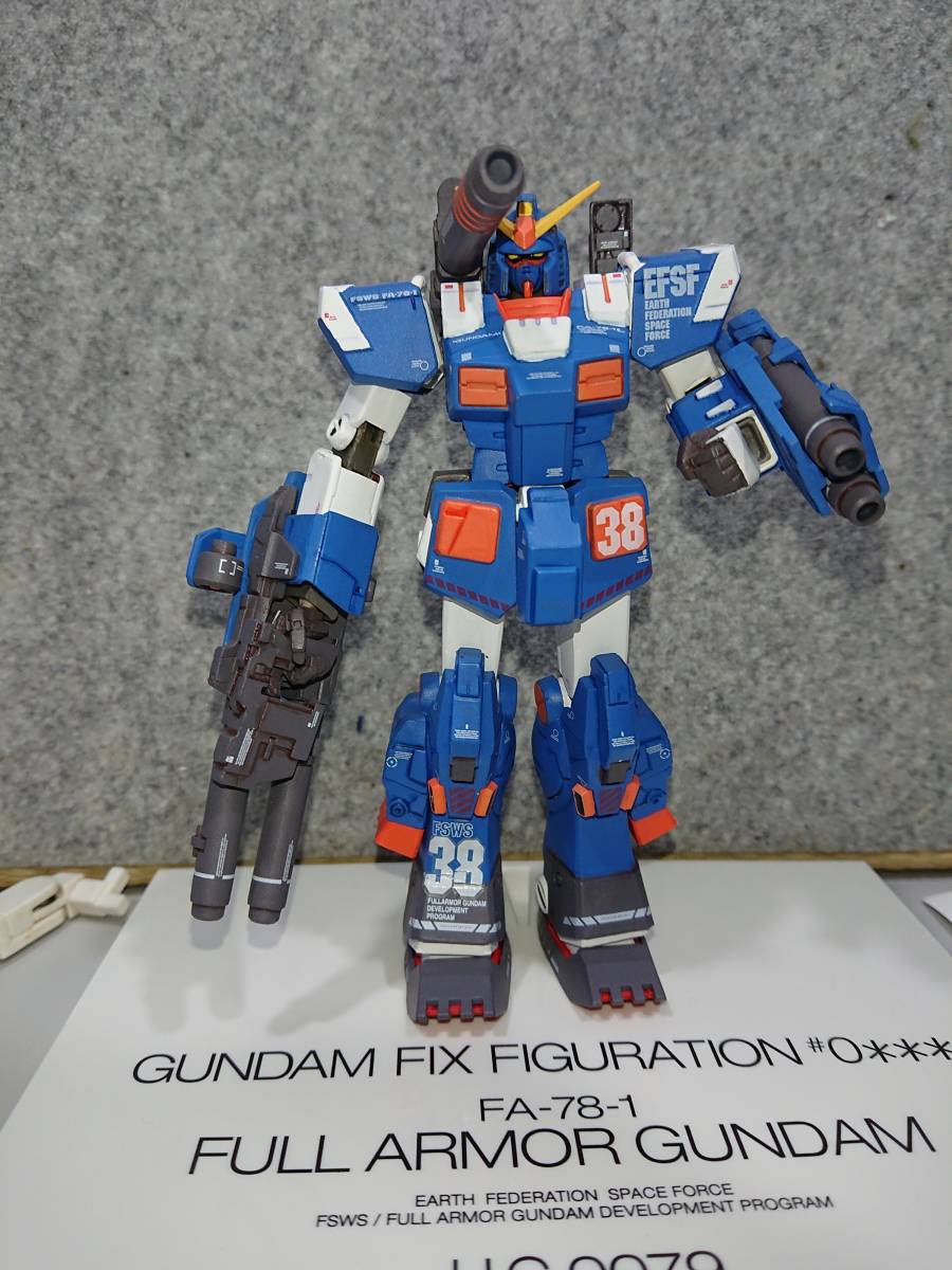 GFF LIMITED FA-78 フルアーマーガンダム [ブルーVer.] Amazon.co.jp: TAMASHII NATIONS GUNDAM FIX FIGURATION LIMITED