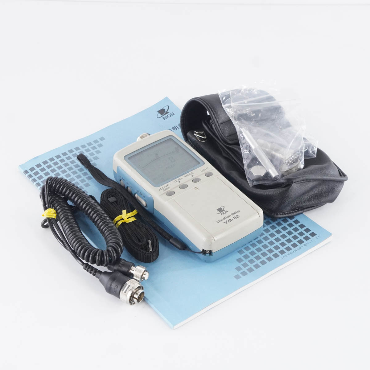 【やや傷や汚れあり】[DW]USED 校正2023年2月まで有効 VM82 RION Vibration Meter[04332