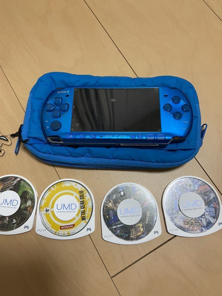 【全体的に状態が悪い】SONY PSP本体 PSP3000 ソニー メモリースティック＋ソフトケース付きの落札情報詳細 ヤフオク落札価格