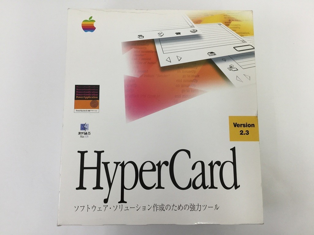 【傷や汚れあり】Z836 PC HyperCard ハイパーカード Ver.2.3 【Macintosh】 1017の落札情報詳細 ...