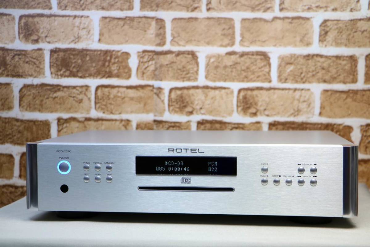 【目立った傷や汚れなし】ROTEL ローテル RCD-1570 CDプレーヤー 美品 の落札情報詳細| ヤフオク落札価格情報 オークフリー