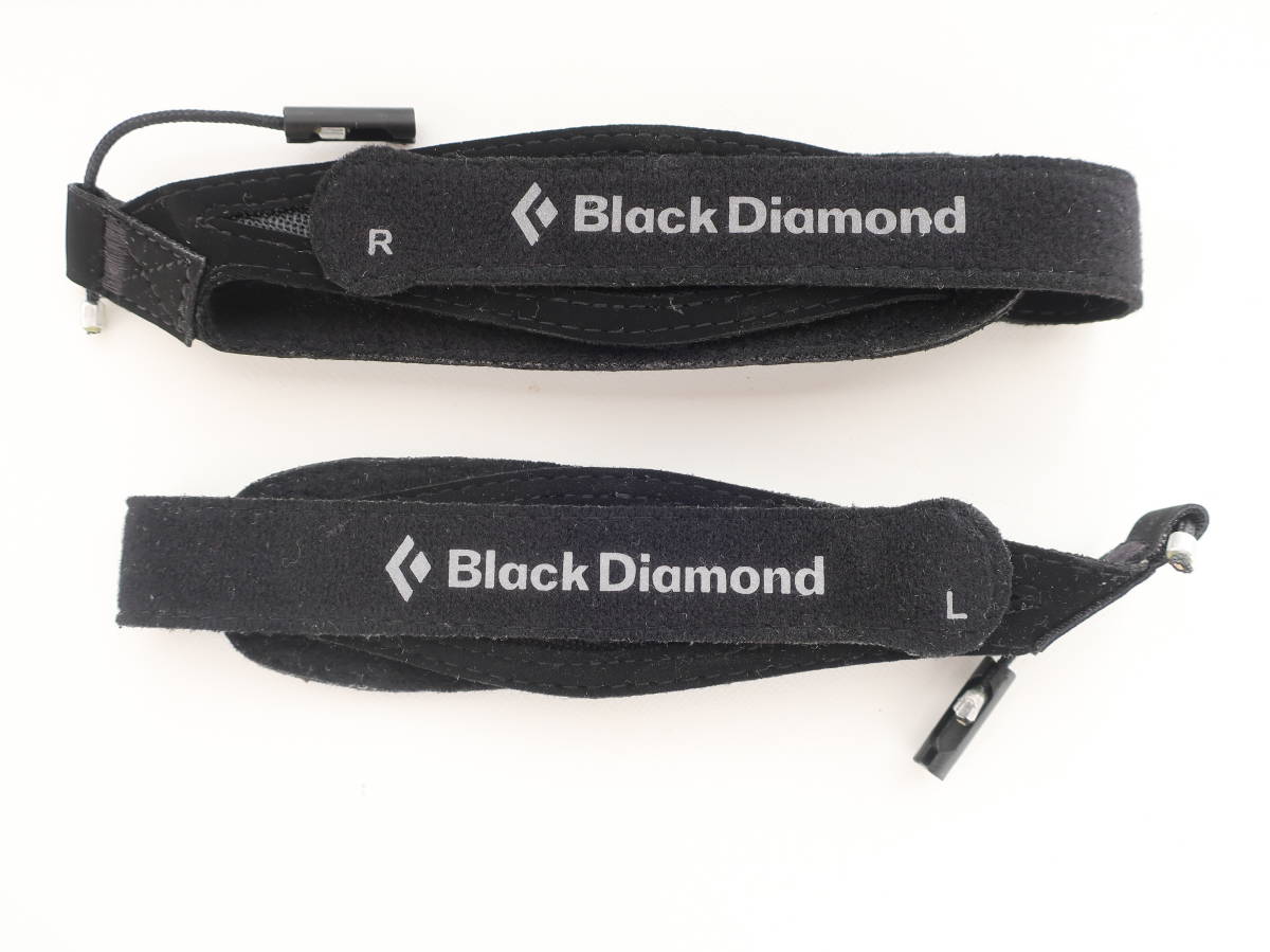 【未使用】Black Diamond ZPole Straps w/Swaged Cord M/L 011230/ブラックダイヤモンド ストラップ 左右2個セット/トレッキングステッキポール