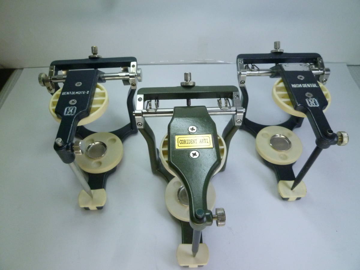 歯科技工 咬合器 デンタルホビー 4台 歯科技工 咬合器 美品 DENTALHOBY