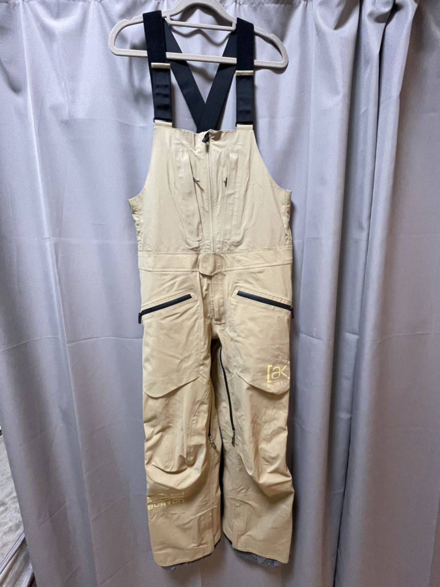 【美品】BURTON GORE-TEX ビブパンツSサイズ BURTON（バートン） ウェア ゴアテックス ビブパンツ BURTON GORETEX