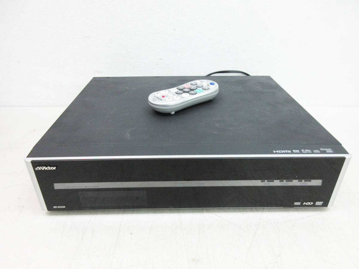 新品未使用　Victor DR-HX250 DVDレコーダー　JVCケンウッド Amazon | JVCケンウッド ビクター 内蔵HDD&DVDビデオレコーダー DR
