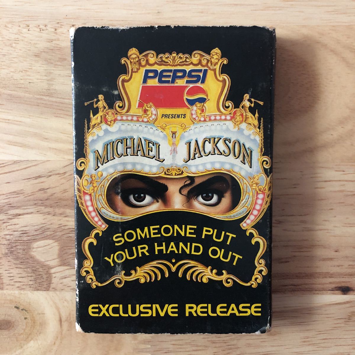 【やや傷や汚れあり】CT MICHAEL JACKSON/SOMEONE PUT HAND OUT[UK盤スリーヴ付きPROMO/非売品