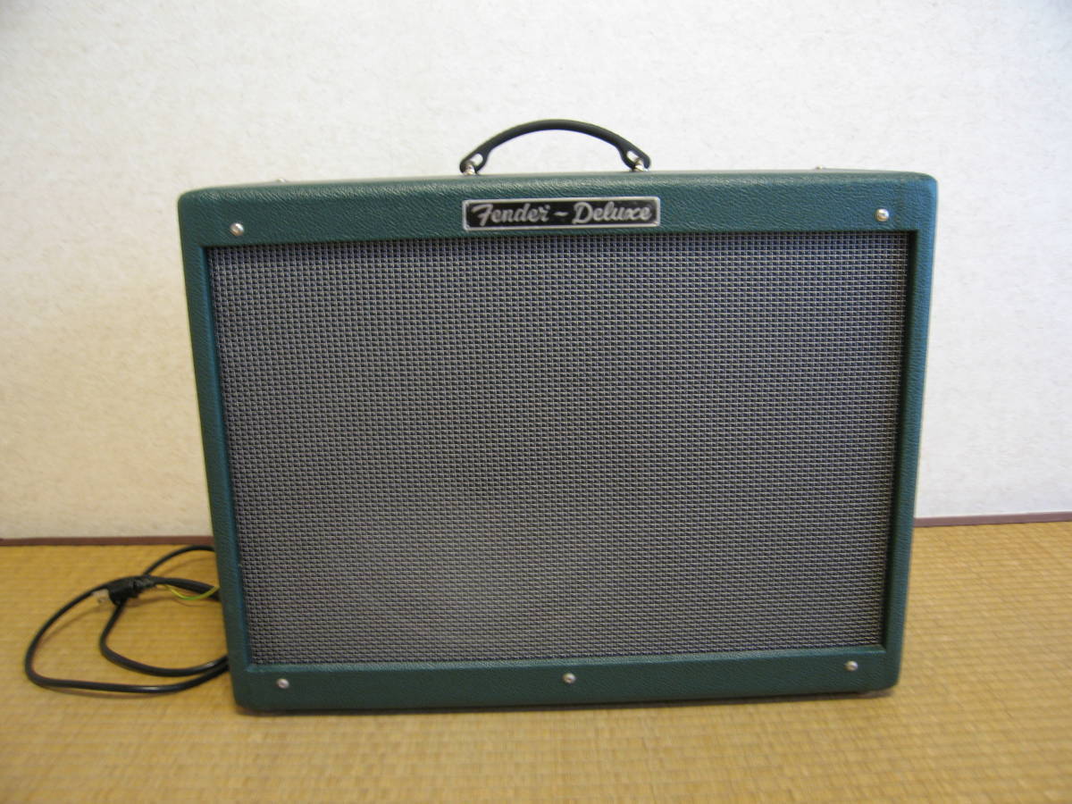【目立った傷や汚れなし】FENDER フェンダー HOT ROD DELUXE ホットロッドデラックス ギターアンプ 限定色 エメラルド の