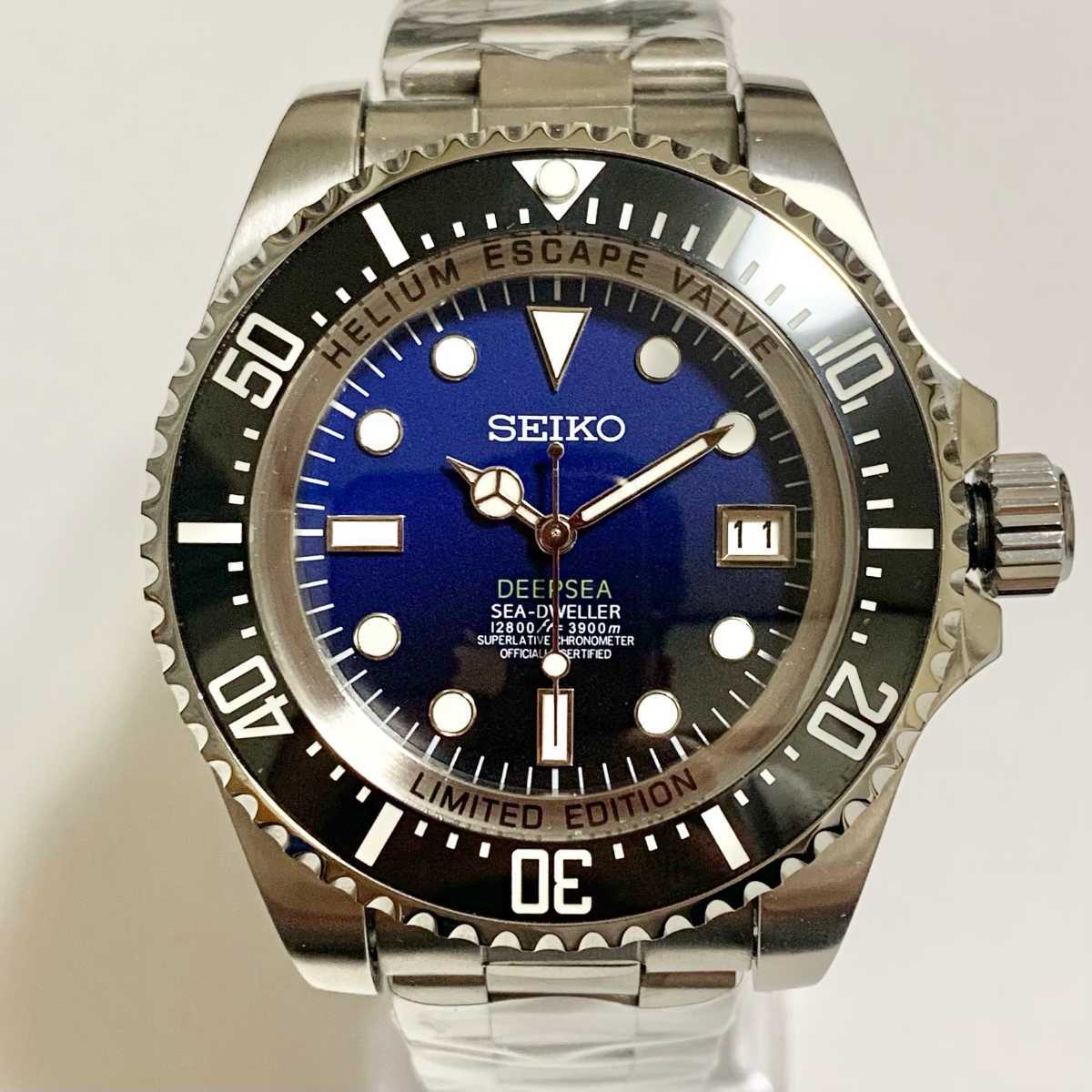 SEIKO MOD/ NH35搭載/ カスタム /自動巻 手巻き /seikomod