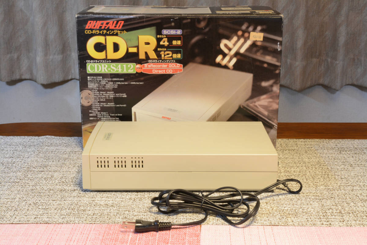 傷や汚れあり】バッファロー BUFFALO CDR-S412 / プレクスター PLEXTOR 
