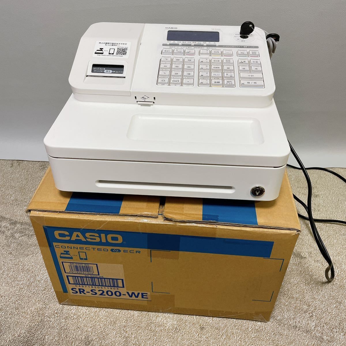 CASIO SR-5200 レジスター ホワイト CASIO SR-5200 レジスター ホワイト CASIO SR-5200 レジスター