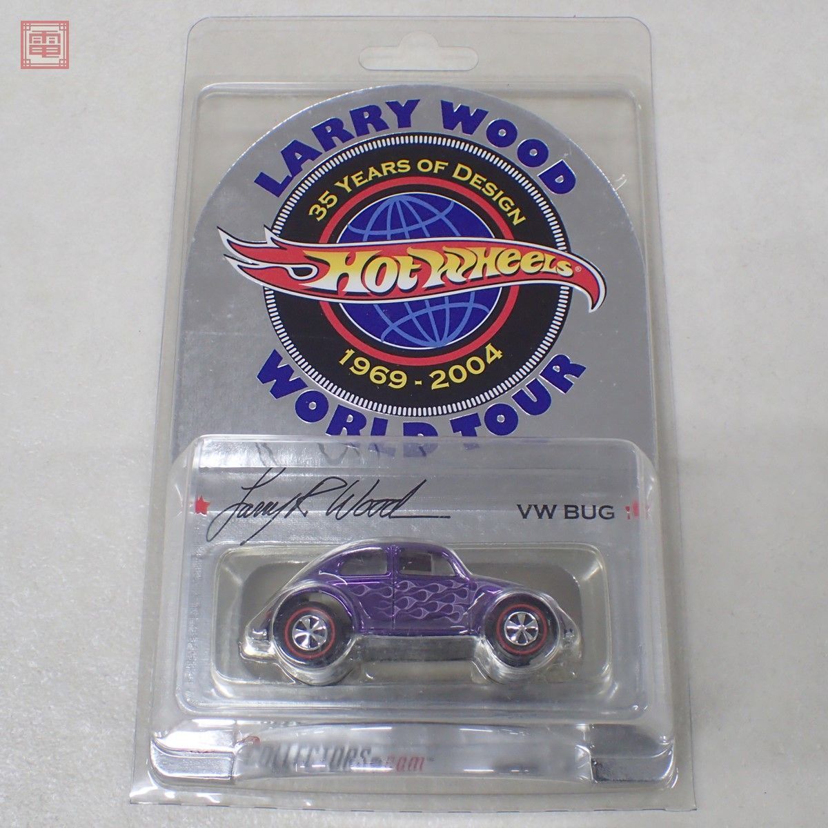 Hot Wheels LARRY WOOD　VW BUG　ラリーウッドサイン入り HotWheels LARRY WOOD WORLD TOUR VW BUG Purple Rare | eBay