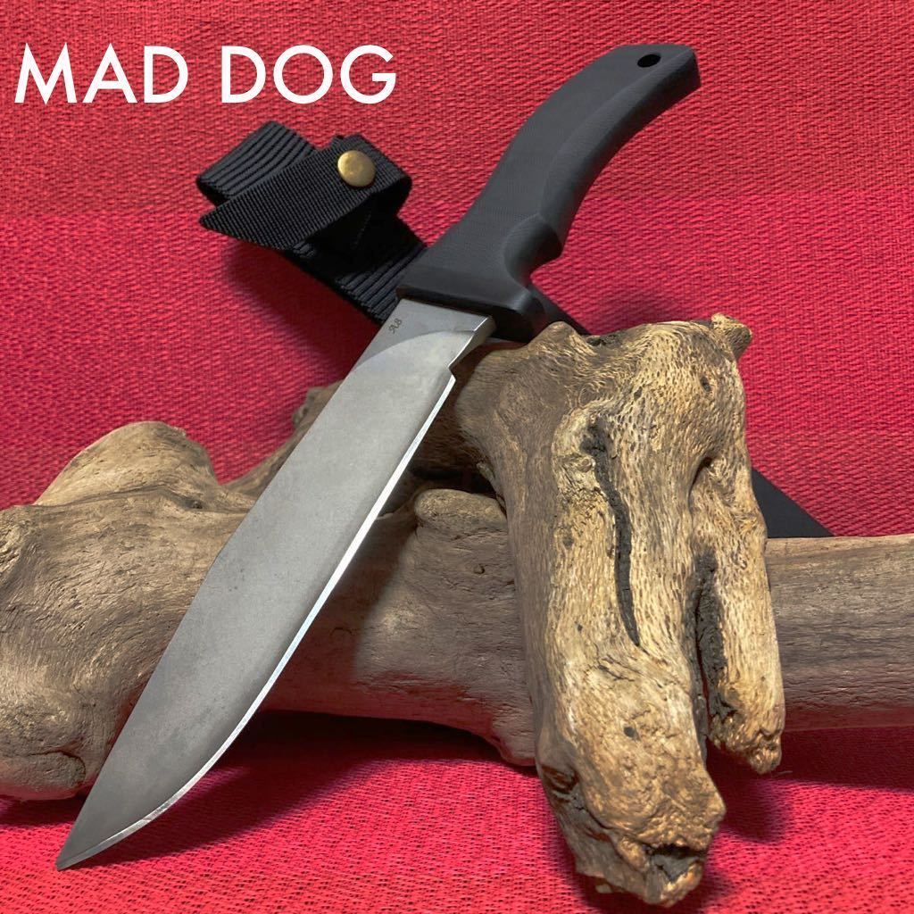 【未使用】[研ぎ師]サバイバルナイフ MADDOG SEAL ATAK 2011 ハンティングナイフ マッドドッグ MAD DOG バトニング