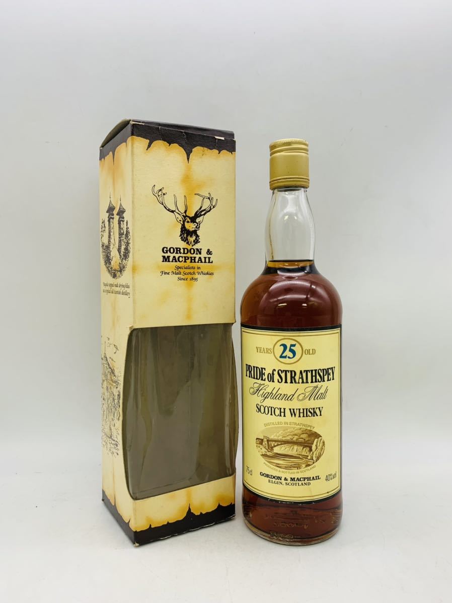 目立った傷や汚れなし】【未開栓】PRIDE OF STRATHSPEY 25年 プライド