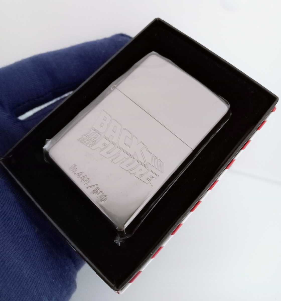 【未使用】【1円スタート】zippo 500個 限定品 バック・トゥ・ザ・フューチャー BACK TO THE FUTURE 記念品