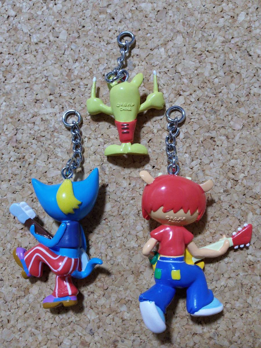 やや傷や汚れあり】ウンジャマラミー 3連キーチェーン フィギュア