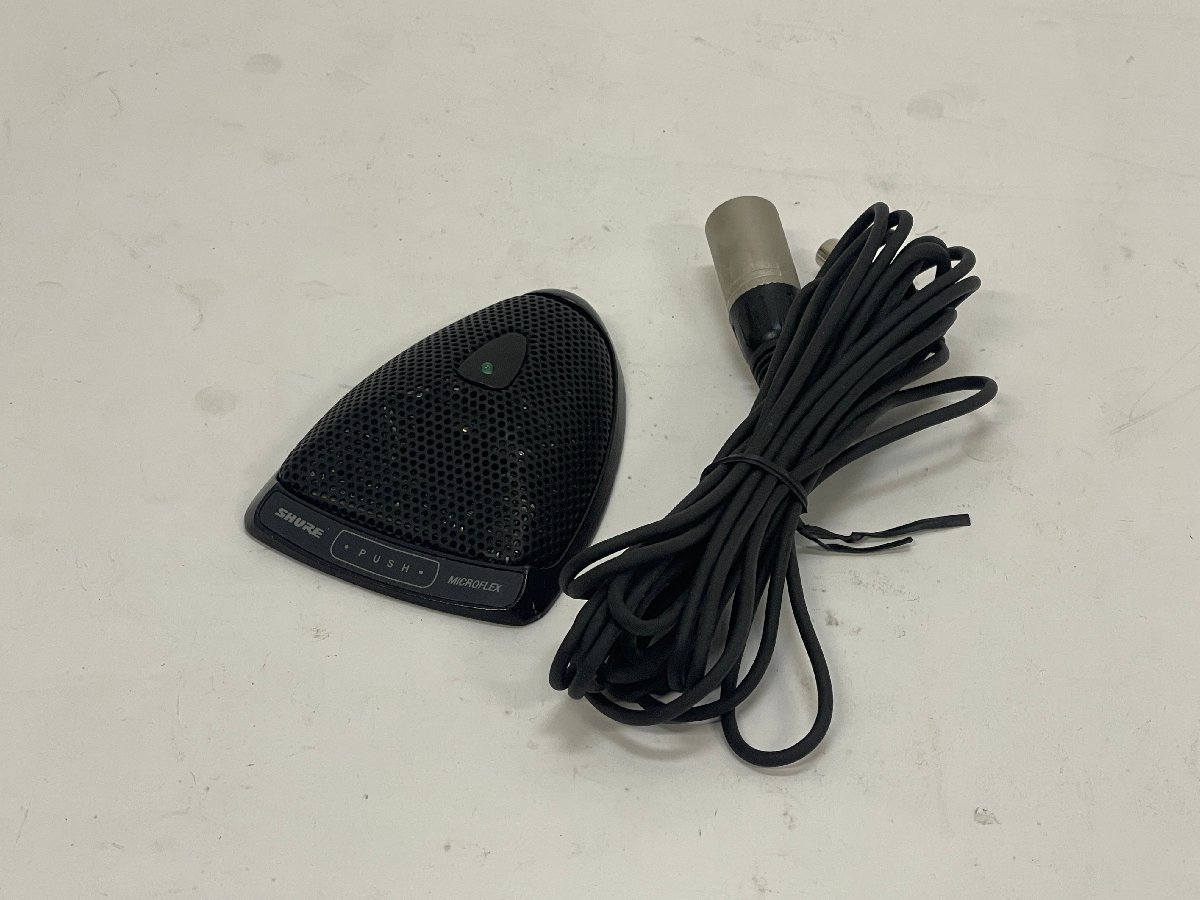 【やや傷や汚れあり】【中古】SHURE バウンダリーマイク MICROFLEX MX393/0 CANONケーブル付き （2）の落札情報詳細